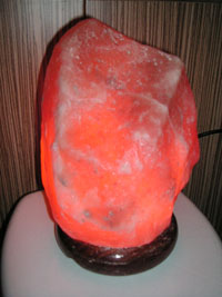 big crystal salt lamp
