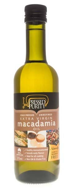 Cold pressed macadamia oil