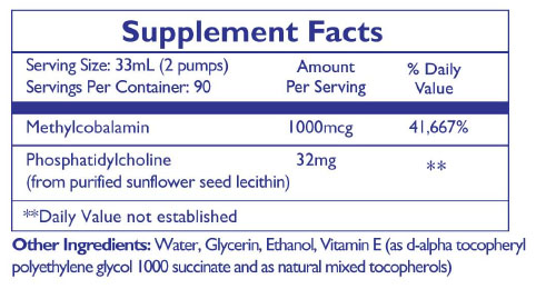 Liposomal Methyl B12